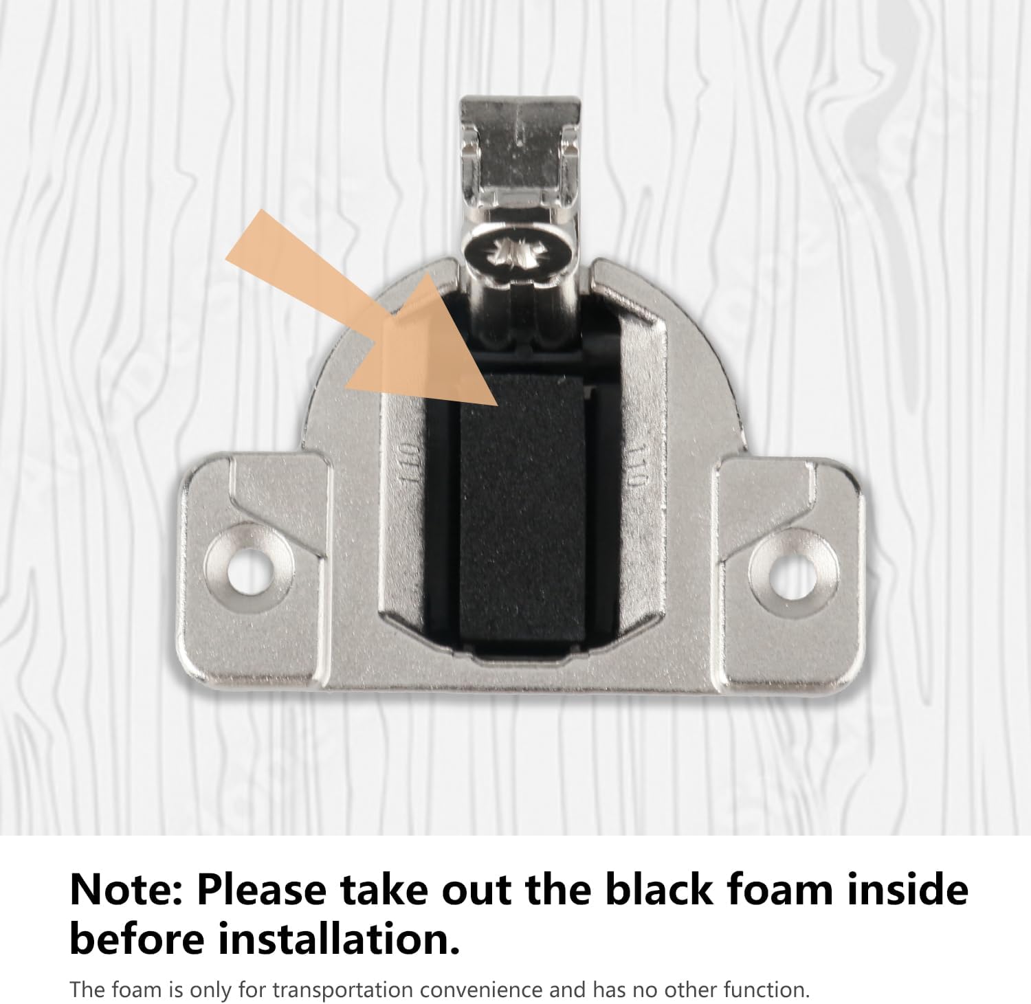 Replacement for Blum 33.3600,Compact 33 Screw on 110 Degree Opening Face Frame Cabinet Hinges,Cabinet Door Hinges,Replace Original Blum Hinges(with Screws, Mounting Plate Not Included) (4 Pack) - Image 3