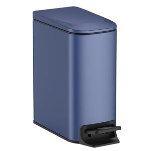 TIPGO Small Bathroom Trash Can with...