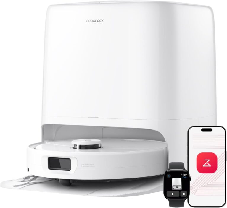 roborock 2026 New Qrevo 2 Pro Robot Vacuum and Mop, 20,000Pa Suction | FlexiArm Edge Mopping, Zero-Tangle, High-Temperature Mop Self-Cleaning, Smart Obstacle Avoidance, Auto Mop Removal, White