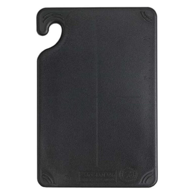 San Jamar Cutting Board,6x9 in,Black CBG6938BK - 1 Each