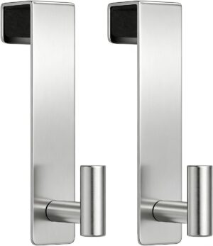HUFEEOH Over The Door Hooks 2-Pack,...