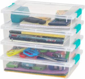 IRIS USA Storage Bins with Lids |Ma...