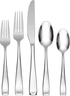 Oneida Moda 65-Piece 18/10 Silverwa...