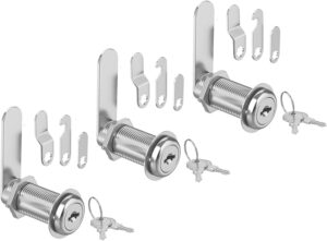 3 Pcs Cabinet Locks with Keys, 1-1/...