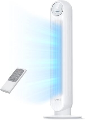 DREO Tower Fan for Bedroom, 28ft/s ...