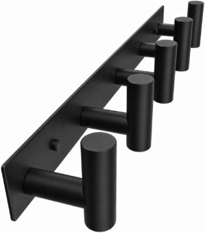 Wall Mounted Coat Rack-5 Hooks, Hea...