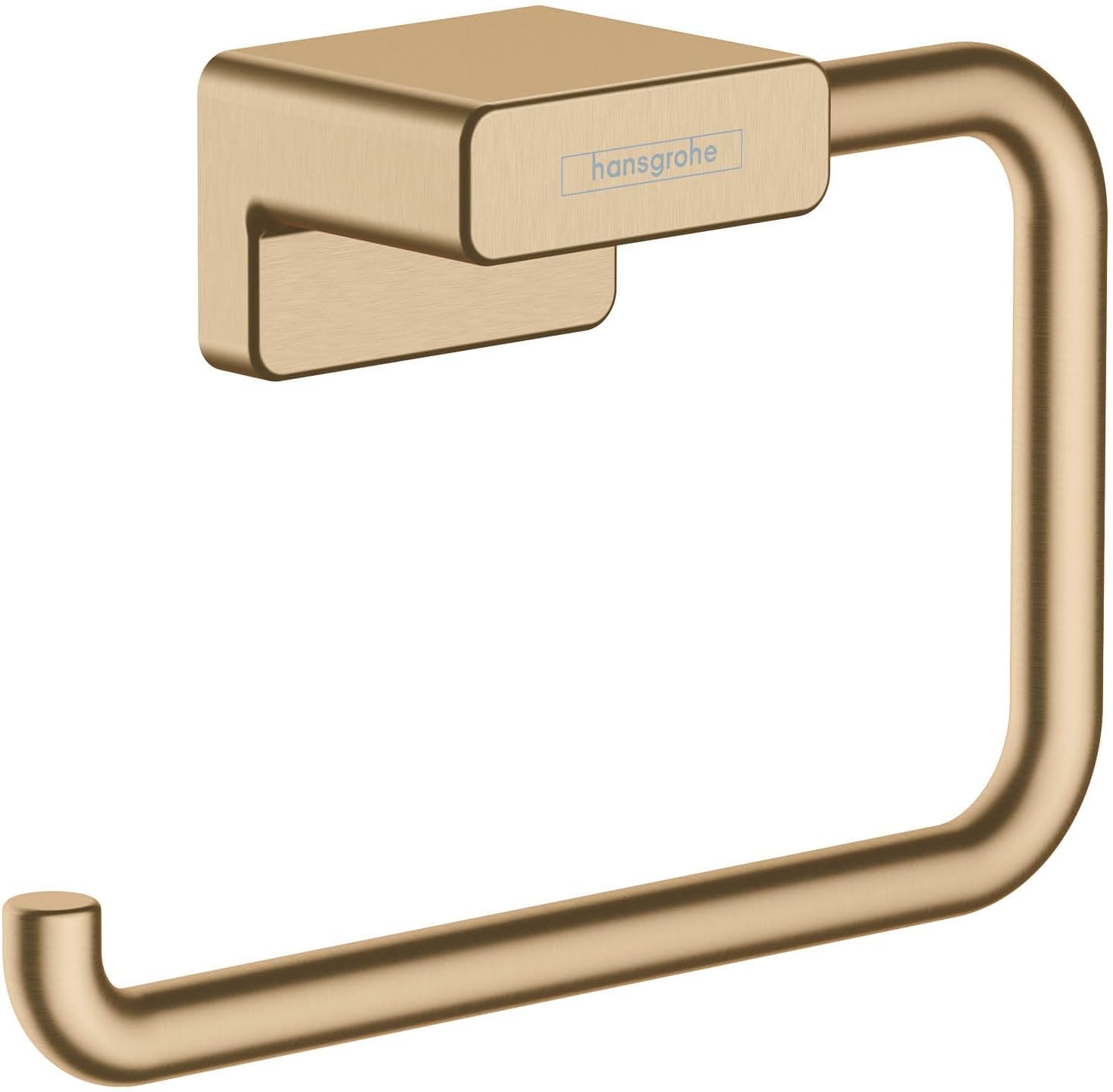 hansgrohe AddStoris Toilet Paper Holder without Cover in Brushed Bronze, 41771140