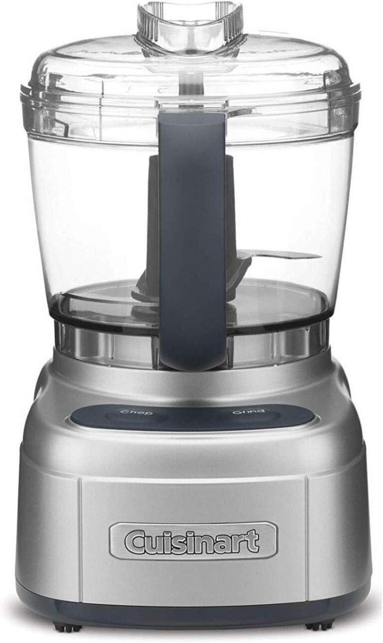 Cuisinart Small Food Processor, Auto-Reversing Smart Power Blade, 4-Cup | Mini food processor with touch-pad control, auto-reversing blade & dishwasher-safe parts for small jobs, ECH-4SV