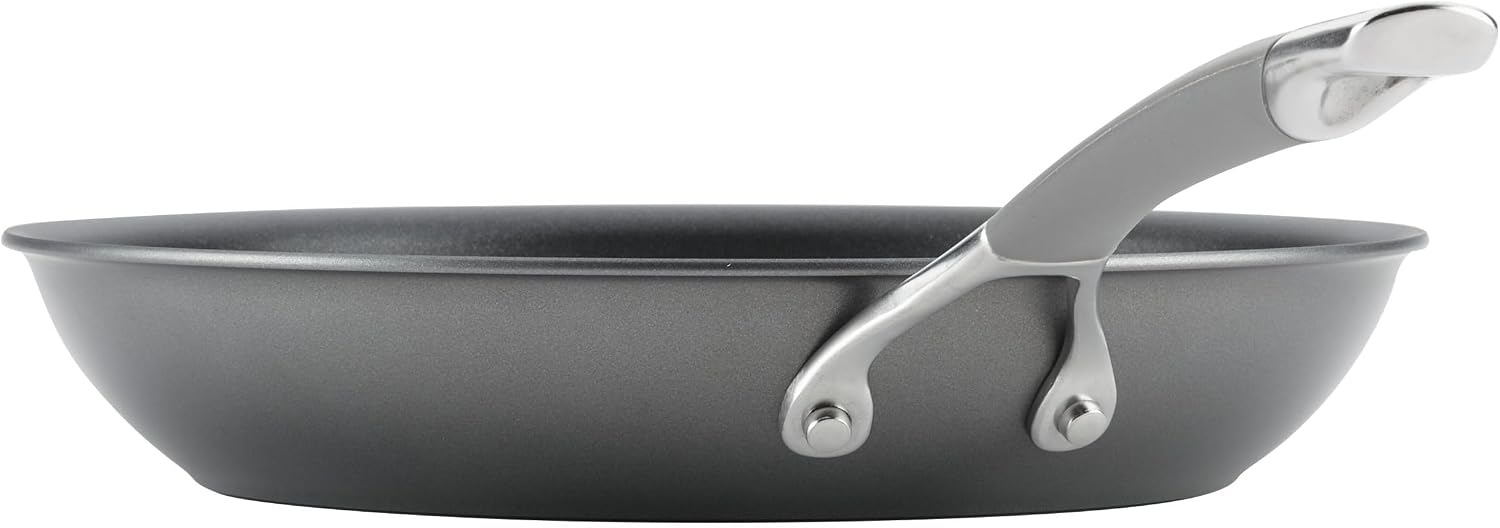 Circulon Radiance Nonstick Pots and Pans Set, 10-Piece, Gray | Oven safe non stick pots and pan set, dishwasher safe, easy cleanup, hard-anodized, tempered glass lids nonstick cookware set - Image 10