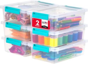 IRIS USA Storage Bins with Lids |Ma...