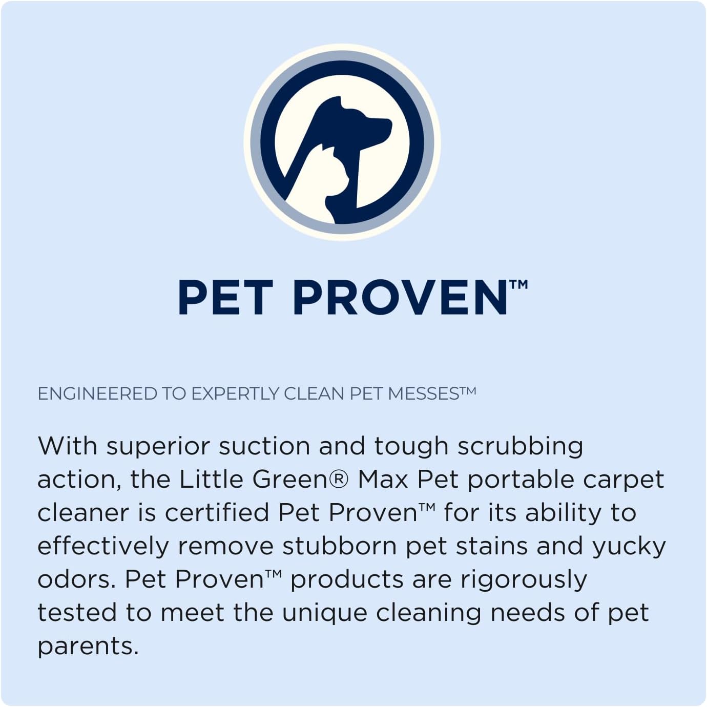 BISSELL Little Green Max Pet Portable Carpet Cleaner, 3860 | Self-Cleaning Tough Stain Tool & Pet Hair Removal Tool; car/auto detailing; deep upholstery cleaning - Image 2