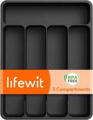 Lifewit Silverware Drawer Organizer...