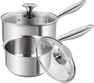 MICHELANGELO Stainless Steel Saucep...