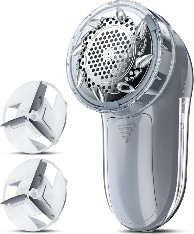 Bymore Fabric Shaver, Lint Shaver, Sweater Shaver for Clothes, Gray | Compact one-button design refreshes clothes quickly and fits easily in a bag for home, office or travel