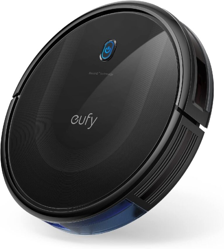eufy 11S MAX Robot Vacuum Cleaner, Super Thin, Quiet | Self-Charging, Easy to use, Cleans Hard Floors to Medium-Pile Carpets, Black
