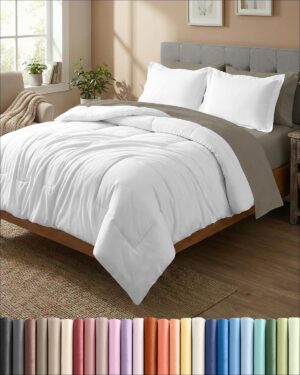 Queen Comforter Set – White B...
