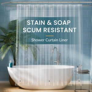 Titanker Clear Shower Curtain Liner...