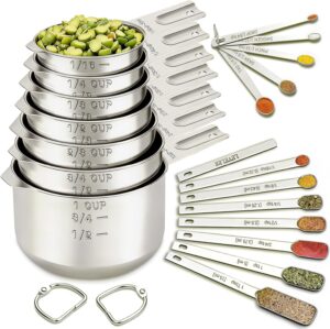 EWFEN Measuring Cups and Spoons Set...