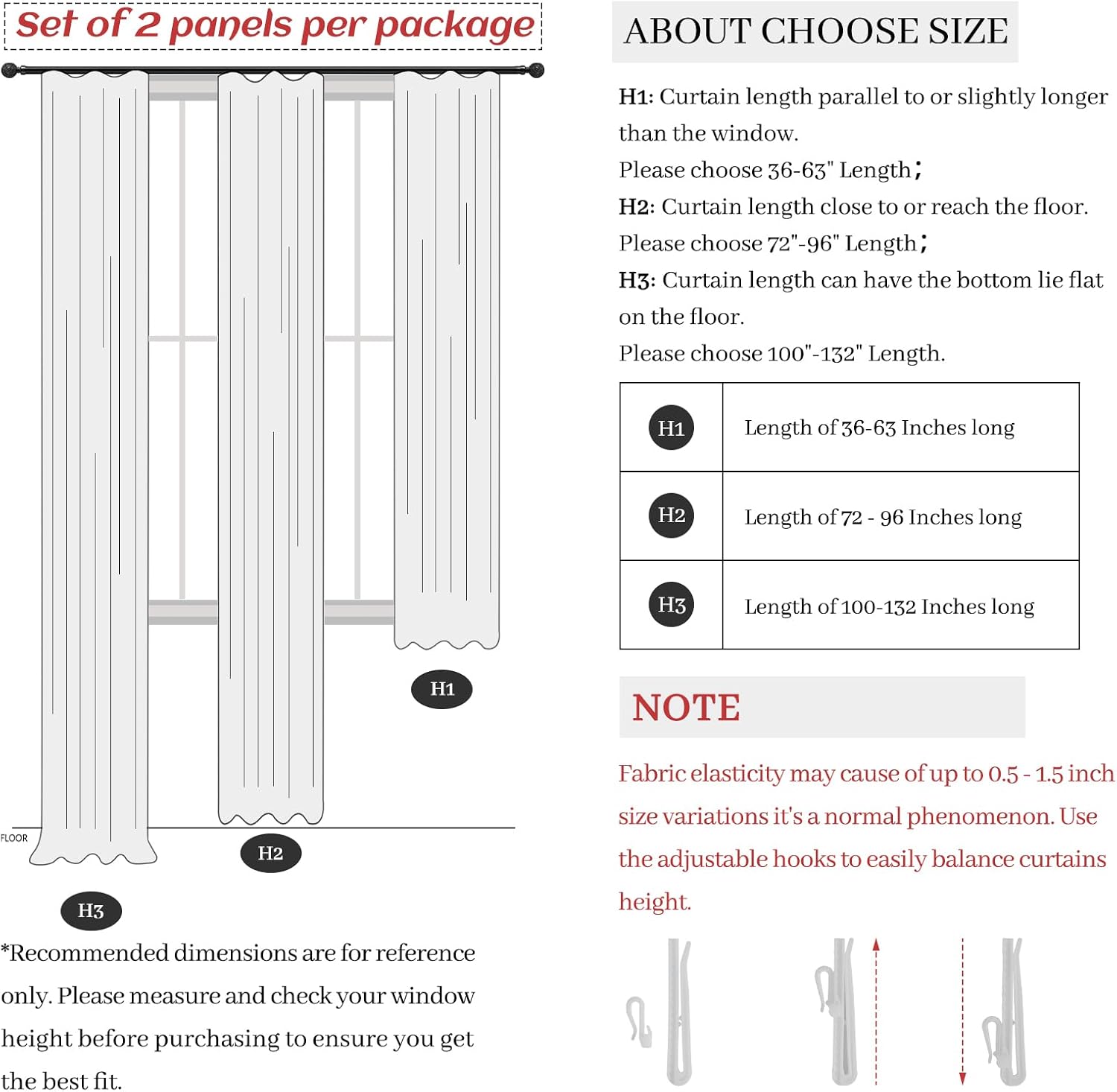 100% Blackout Linen 96 Inch Curtains 2 Panel Set for Bedroom, Modern Pinch Pleated Natural Linen Off Beige White Insulated Heavy Curtain 40 x 96 Inches Length Sliding Glass Door Room Darkening Drapes - Image 9