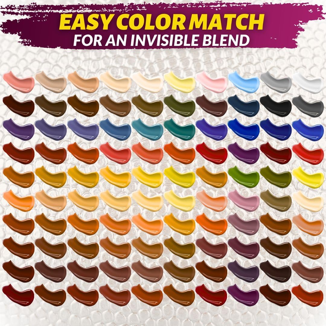 Coconix Leather & Vinyl Repair Kit | Fix Tears, Holes, Scratches, and Peeling on Leather and Vinyl Furniture, Car Seats, and Jackets | Easy Application with Customizable Colors - Image 2