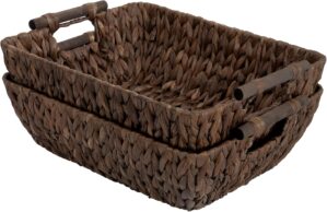 StorageWorks Wicker Baskets for She...