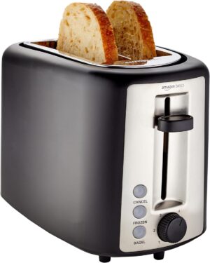 Amazon Basics 2 Slice Toaster, Extr...