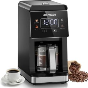 AIRMSEN Coffee Maker with Grinder, ...