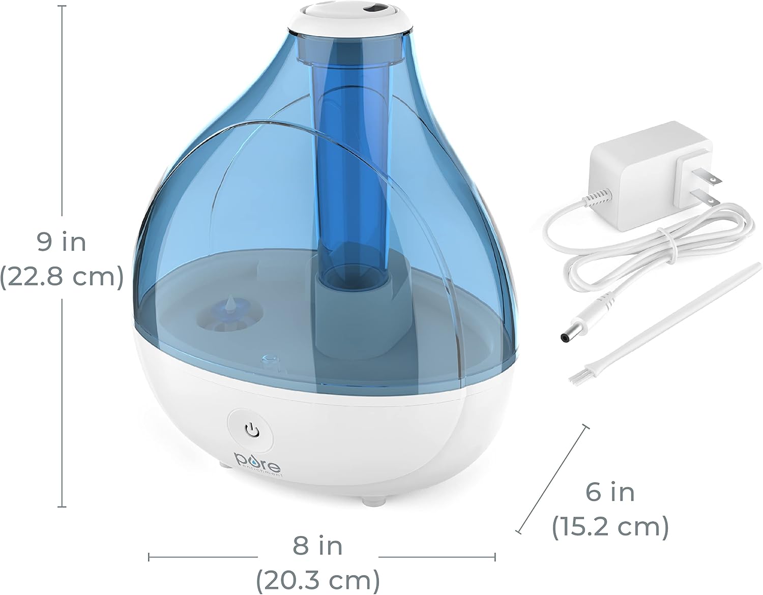 Pure Enrichment MistAire Ultrasonic Cool Mist Humidifier - Quiet Air Humidifier for Bedroom, Nursery, Office, & Indoor Plants - Lasts Up To 25 Hours - Image 7