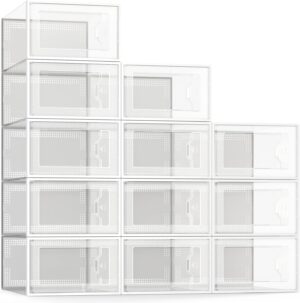 SEE SPRING 12 Pack Shoe Storage Box...