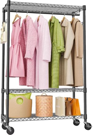 M MZG Heavy Duty Rolling Garment Ra...