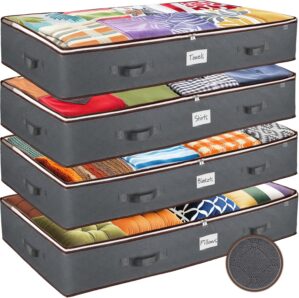 ZOBER Under Bed Storage Bags, Under...