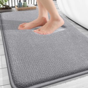 OLANLY Thick Memory Foam Bathroom R...
