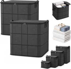 Spacious Moving Storage Bin, Foldab...