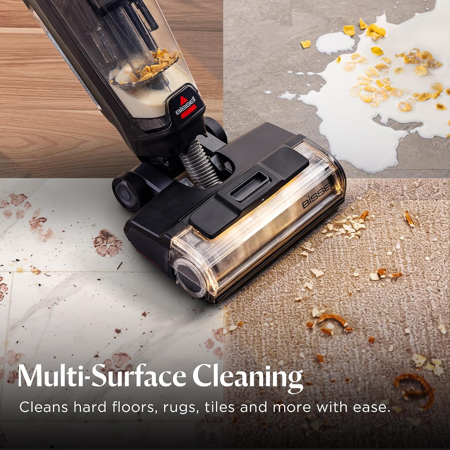 Bissell CrossWave HydroScrub Cordless Wet Dry Vacuum Mop, 4275F | 45-minute runtime; ZeroGap edge cleaning; FurFinder headlights; HydroScrub for hard floor & rugs - Image 6