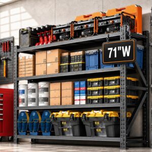 5000LBS Garage Shelving, 71″ ...