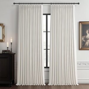 100% Blackout Linen 96 Inch Curtain...