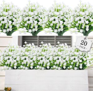 AmyHomie 20 PCS Artificial Flowers ...