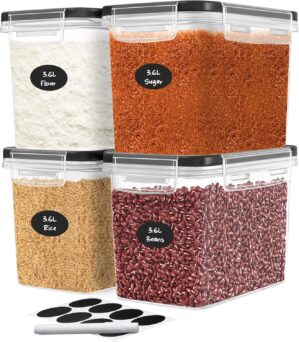 DWËLLZA KITCHEN Flour Sugar Storag...