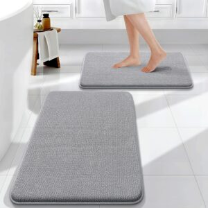 OLANLY Memory Foam Bathroom Rugs Ma...