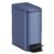 TIPGO Small Bathroom Trash Can with Lid, 1.6 Gal, Soft Close, Navy Blue | Foot Pedal, Soft Quiet Lid, 5.9” Slim for Narrow Space, Stainless Steel, Anti-fingerprint, Removable Inner Bucket, Odor Seal