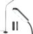 Wio-Mio Floor lamp, 15w/1000lm Bright LED Floor Lamp with Stepless Adjustable 3000K-6000K Colors and Dimmer, Remote and Touch Control, Adjustable Floor Lamp for Living Room