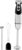 3-in-1 Immersion Hand Blender, Powerful MOTOR 12-Speed Stick Blender with Sturdy Titanium Plated Stainless Steel Blades