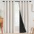 SimpleHome Cream 100% Blackout Curtains Room Darkening Living Room 84 Inch | Curtains for Bedroom,Thermal Insulated Grommet Window Drapes,Curtains for Living Room with Black Back,52 x 84 Inch,2 Panels