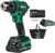 Metabo HPT 18V MultiVolt 1/2″ Cordless Brushless Driver Drill Kit, High Power Drill Set with Bag, 2 Lithium-Ion Metabo Batteries and Charger, Compact Lightweight Power Driver, DS18DEX
