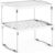 ums Kitchen Shelves Cabinet Organizer, Stackable Freezer Rack, Cupboard Box Organizer, Shelf Riser, Usable Storage Rack for Spice, Fridge Shelf Riser, (12×11 inch), Pack of 2