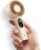 Aecooly Mighty Portable Fan, Powerful Handheld Fan, USB Rechargeable | [10H Max Cooling Time], Mini Personal Battery Powered, Pocket for Travel, Summer, Gifts for Women, Girls -Beige
