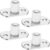 M METERXITY 4-Pack Roller Guide Sliding, 4mm/0.16″ Dia Sliding Floor Guide, Door Cabinet Hardware, Drawer Slides Stopper for Closet Doors Rollers Hardware Accessories [White]
