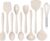 Onader Silicone Cooking Utensils Set of 10, Kitchen Utensils for Nonstick Cookware, Heat Resistant & Nontoxic Spatula Set- Khaki