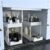 DEKAVA Cabinet, 2 Pack Under Sink Organizer, 2 Tier Sliding Bathroom Kitchen Organizer, Large White ABS Baskets, Easy Install & Clean