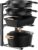 MUDEELA Pot and Pan Organizer Under Cabinet 15.75″, 4-Tier Pot Rack, 1 Pack | Adjustable Tier, Tool-Free Assembly, Max 88 Lbs, Fits Cast Iron Pans, Skillets & Heavy Shallow Cookware, For Kitchen Cabinets